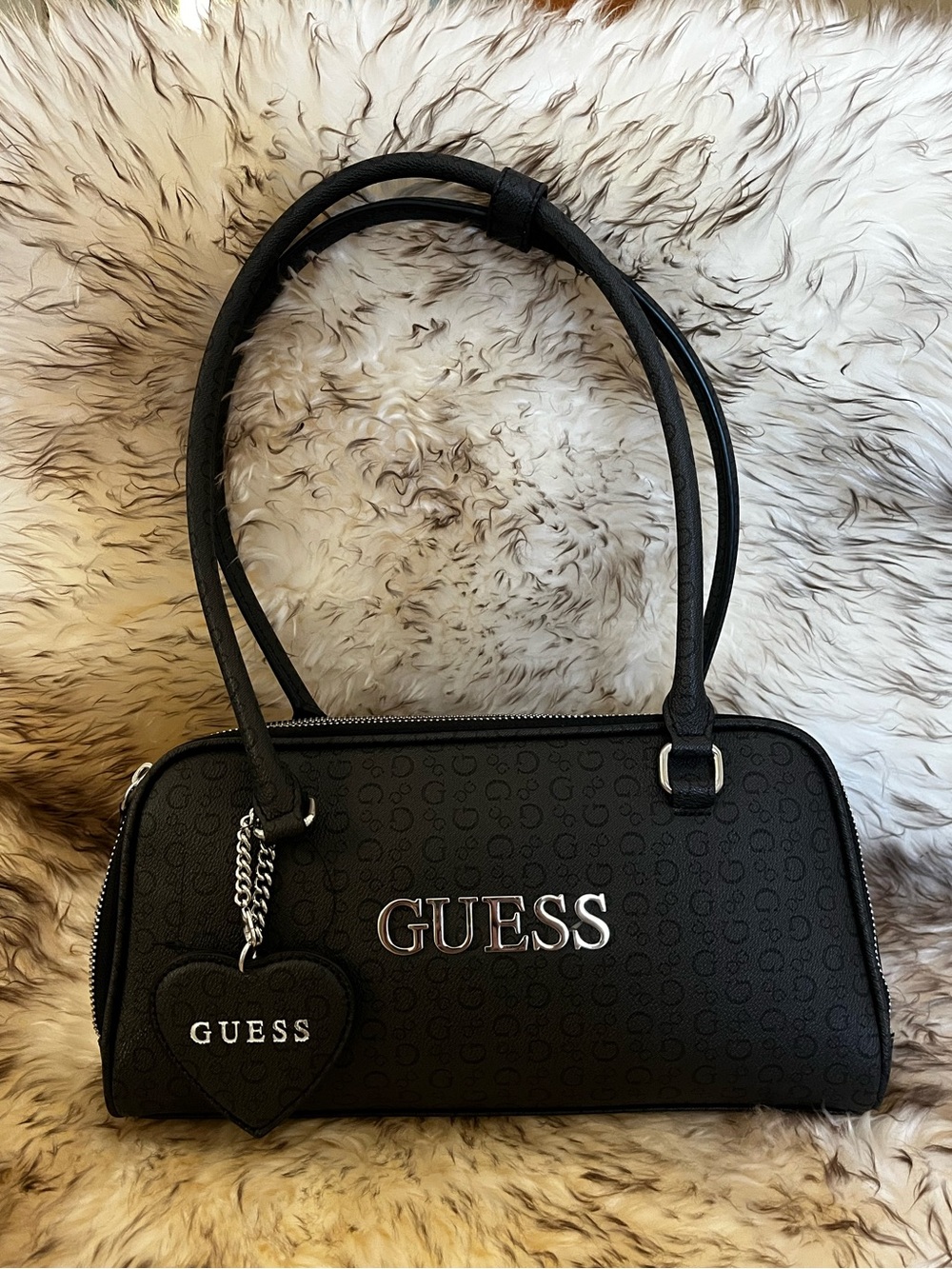 GUESS Carla Purse NWT Coal SV380709